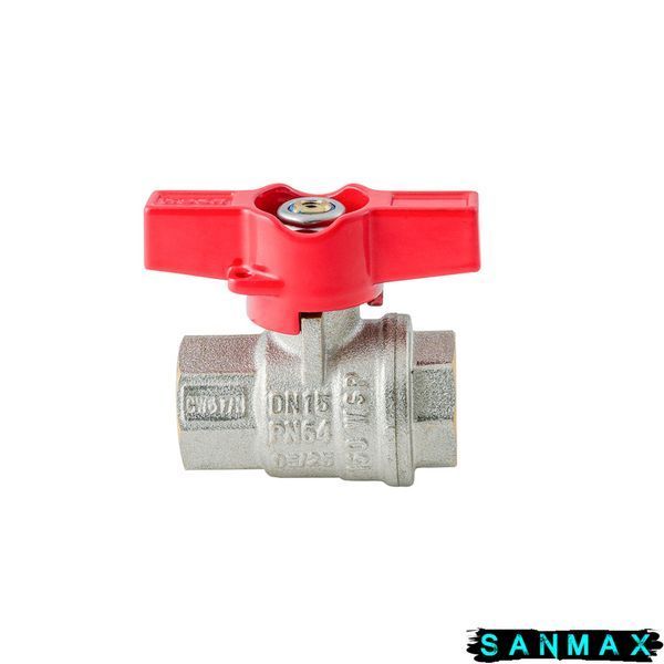 Кран кульовий 1/2 БГГ Вода Koer Extreme KE.217-15 Червоний метелик (KR5756) KR5756 фото