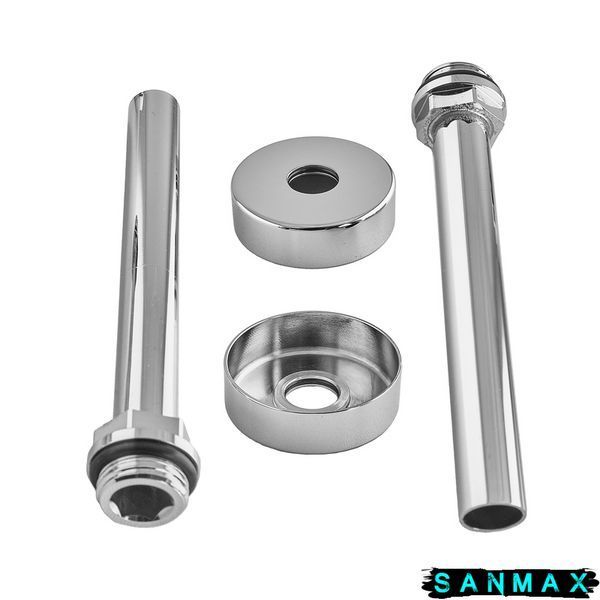 Комплект подовжувачів Koer KF.SET.06-15M d15x1/2M Хром (KR5847) KR5847 фото