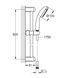Душовий гарнітур зі штангою, Grohe New Tempesta Classic (27853001) 27853001 фото 6