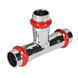 Koer KQ.T28 Трійник трирозтрубний Prerss-Inox AISI 304 28x28x28 (80 шт/ящ, 10 шт/пакет) KR6356 фото 1