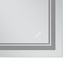 Дзеркало Mixxus Premium Quadro MR20-50x80-Reverse (Led Touch, Anti-fog, димер) (MP6620) MP6620 фото 12