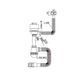 Сифон для кухні Mixxus SK-05-WH 3 1/2"x40 з пластиковою сіткою, відведенням для пральної машини, гнучким прямок. переливом (MI8193) MI8193 фото 2