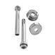 Комплект подовжувачів Koer KF.SET.06-15M d15x1/2M Хром (KR5847) KR5847 фото 3