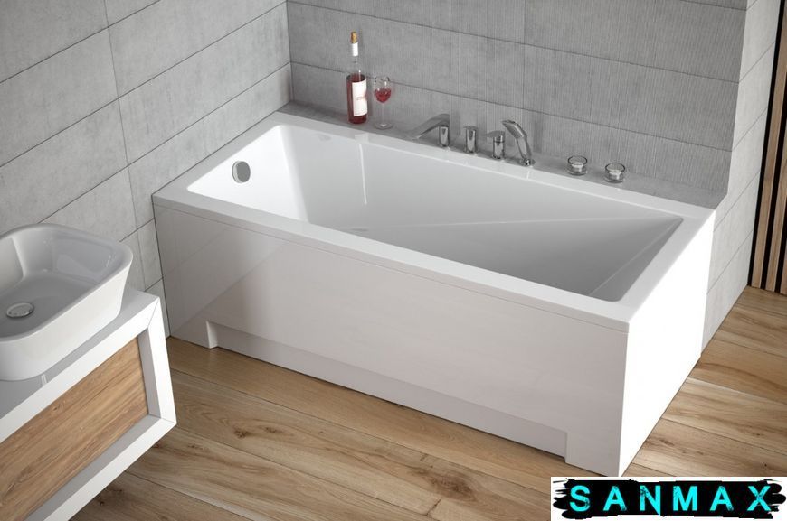 Ванна акрилова Besco Modern 130x70 (соло) без ніг #WAM-130-MO фото