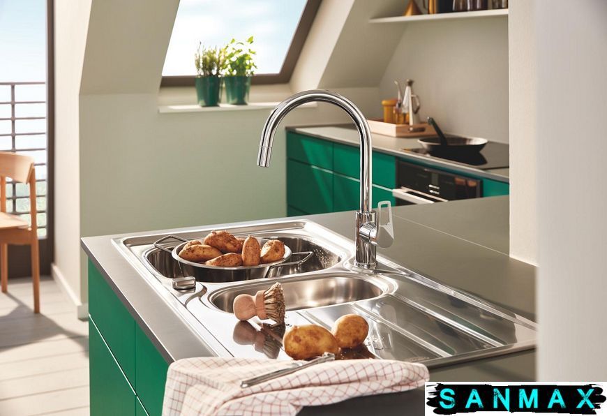 Одноважільний змішувач для кухні Grohe BauLoop New (30543000) 30543000 фото