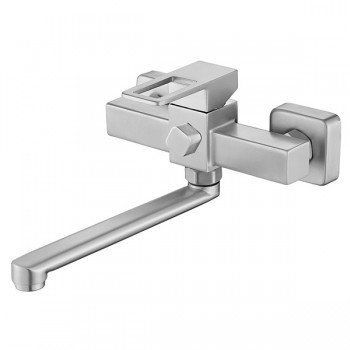 Змішувач для ванни Mixxus Fit-006 Euro Нерж (MI6154) MI6154 фото