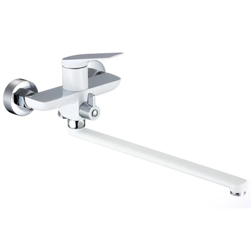 Змішувач для ванни Mixxus Premium Derby 006 Euro Хром Білий (MI6614) MI6614 фото