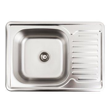 Кухонна мийка з нержавіючої сталі Platinum 7050 ДЕКОР (0,8/180 мм) SP000018189 фото
