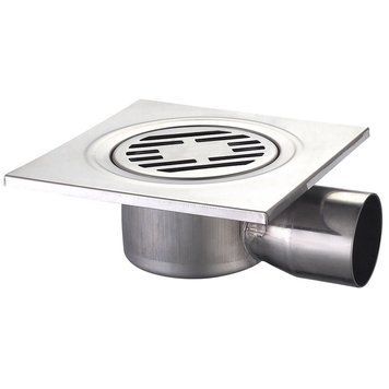 Душовий трап Champion Drain-04-150x150мм-90 із нержавіючої сталі, кутовий відвід (CH6145) CH6145 фото