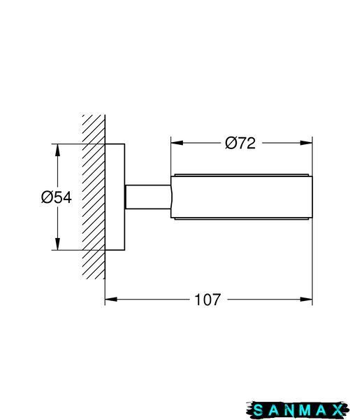 Тримач для аксесуарів Grohe Essentials New (40369001) 40369001 фото