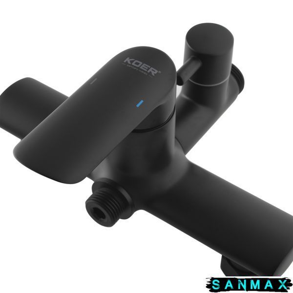 Душова система зі змішувачем Koer KB-52028-05, 2 функції Чорна (KR5310) KR5310 фото