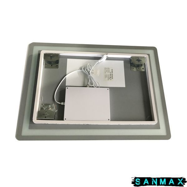 Дзеркало Zerix Sansa MR01-70x50-REVERSE з LED Touch, Anti-fog, димером, регулятором яскравості (ZX6050) ZX6050 фото