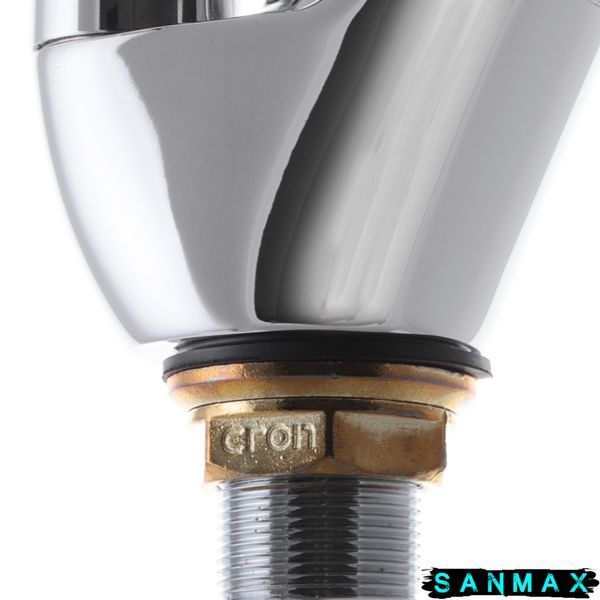 Змішувач для кухні на гайці Cron Magic 777 Хром Сіра ручка (CR0134) CR0134 фото