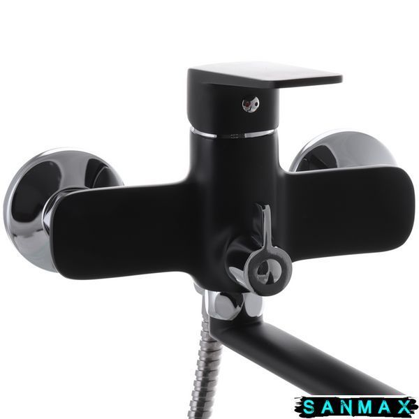 Змішувач для ванни Mixxus Oregon 006 Euro Чорний (MI5915) MI5915 фото
