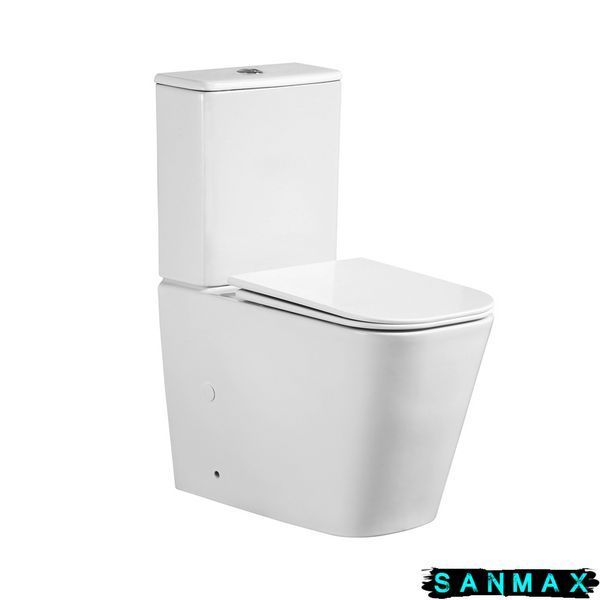 Унітаз-компакт Mixxus Quadro-0404-T1 660х360х820mm, система змиву Tornado 1.0 (MI6688) MI6688 фото
