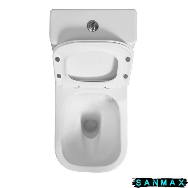 Унітаз-компакт Mixxus Quadro-0404-T1 660х360х820mm, система змиву Tornado 1.0 (MI6688) MI6688 фото