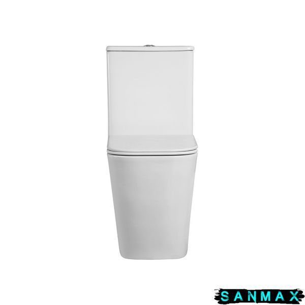 Унітаз-компакт Mixxus Quadro-0404-T1 660х360х820mm, система змиву Tornado 1.0 (MI6688) MI6688 фото