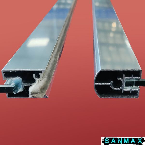 Шторки скляні на ванну Koer SR BS03-95x140-TR-01 прозоре скло 6мм, хром (KR5402) KR5402 фото