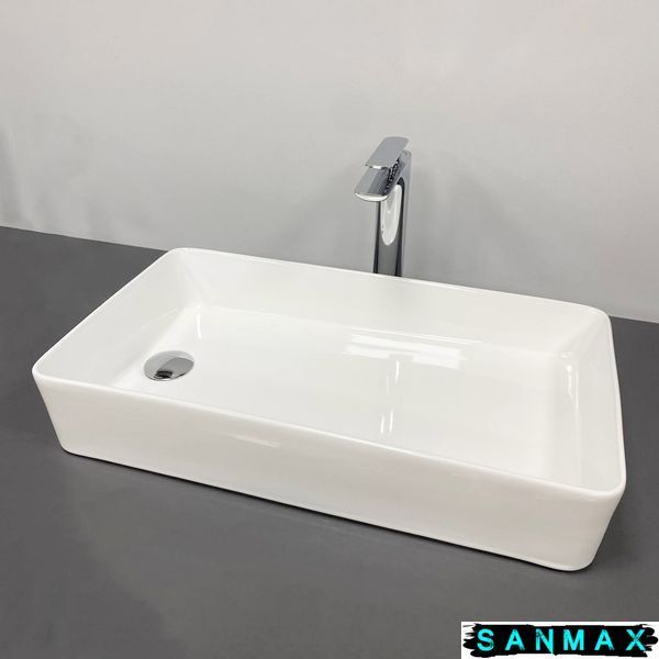 Умивальник накладний Vbi Velletri M Білий VBI-015901 фото