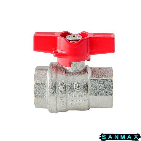 Кран кульовий 3/4 БГГ Вода Koer Extreme KE.217-20 Червоний метелик (KR5757) KR5757 фото