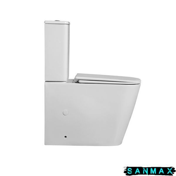 Унітаз-компакт Mixxus Quadro-0404-T1 660х360х820mm, система змиву Tornado 1.0 (MI6688) MI6688 фото