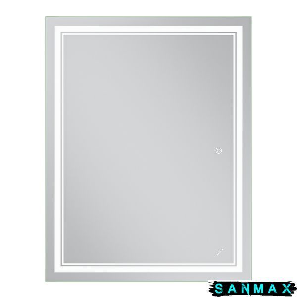 Дзеркало Mixxus Premium Quadro MR20-90x70-Reverse (Led Touch, Anti-fog, димер) (MP6621) MP6621 фото