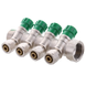 Колектор вентильний з фитингом Koer KR.1124-4 1"x4 ways (KR2834) KR2834 фото 4