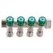 Колектор вентильний з фитингом Koer KR.1124-4 1"x4 ways (KR2834) KR2834 фото 2