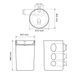 Умивальник підлоговий Vbi Bolonia M Carrara VBI-019013 фото 6
