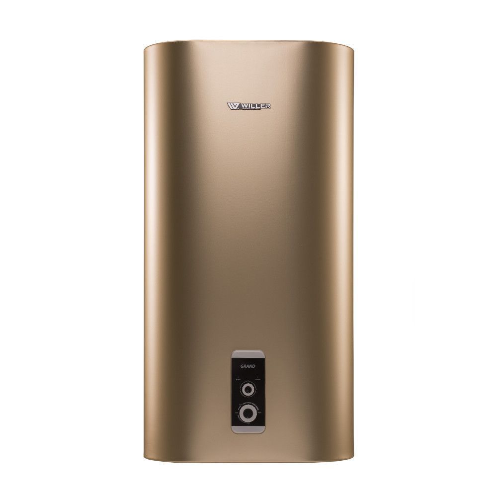 Бойлер Willer 80л EV80DR Grand плоский вертикальний Золотий матовий (EV80DR Grand-SP-goldm) EV80DR Grand-SP-goldm фото