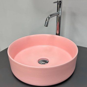 Умивальник Vbi PRATO PINK MATT накладний VBI-011417 фото