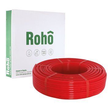 Труба для теплої підлоги з кисневим бар'єром Roho PEX-A EVOH (RED) 16x2.0 R012-1620 (200 м) (RO0030) RO0030 фото