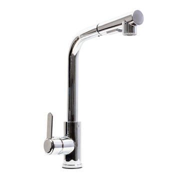 Змішувач кухонний з висувною лійкою FC-1 Platinum (polished) SP000043047 фото