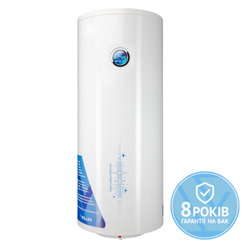 Бойлер Willer 100л EV100DR Optima круглий вертикальний сухий тен 2 кВт (EV100DR optima) EV100DR optima фото