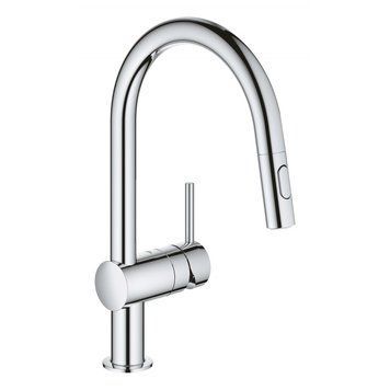 Змішувач для кухні з висувним виливом Grohe Minta (32321002) 32321002 фото