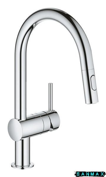 Змішувач для кухні з висувним виливом Grohe Minta (32321002) 32321002 фото