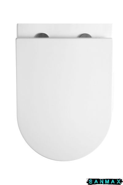 Унітаз підвісний Mixxus Premium Ellipse-0303-R 520x365x360mm, система змиву Rimless (MP6463) MP6463 фото