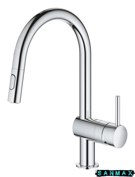 Змішувач для кухні з висувним виливом Grohe Minta (32321002) 32321002 фото