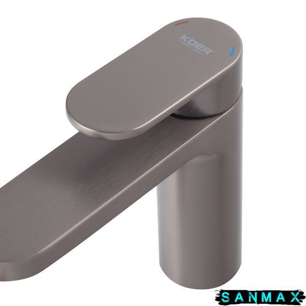 Змішувач для умивальника Koer KB-10030-07 Графіт (KR5426) KR5426 фото