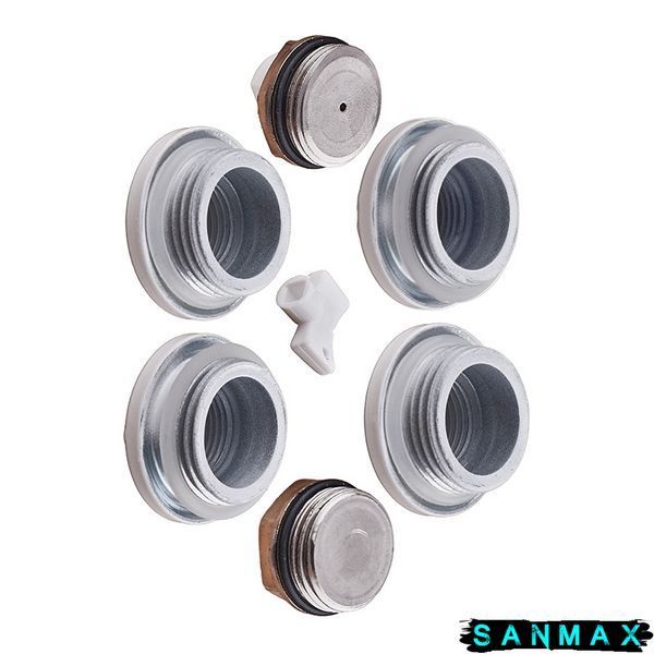 Комплект для радіатора 1/2" (без кріплень) Bitherm Set-01 (BT0552) BT0552 фото