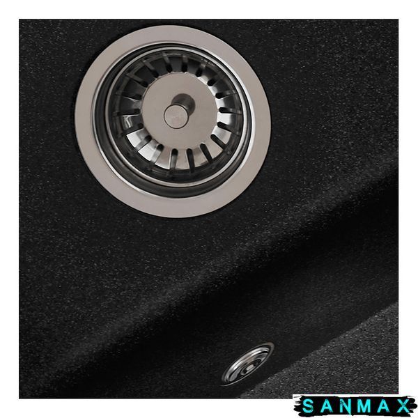 Мийка Zerix ZS-6250S-13 Графіт (ZX4593) ZX4593 фото