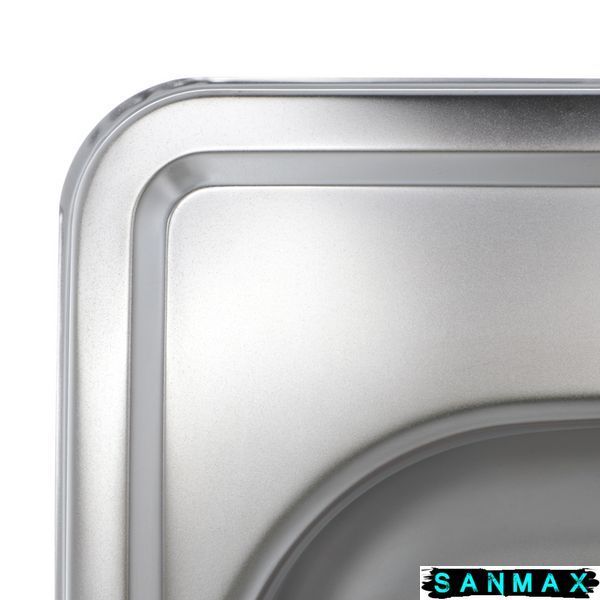 Мийка кухонна Zerix Z4848-06-160E (Satin) (ZM0557) ZM0557 фото