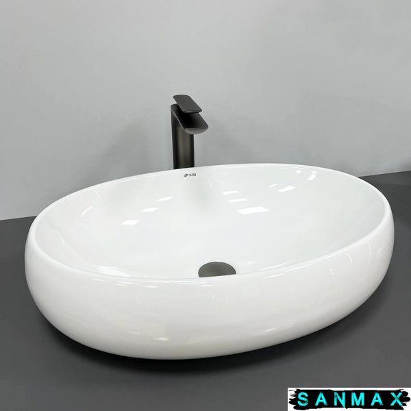 Умивальник накладний Vbi Veneto M Білий VBI-012802 фото