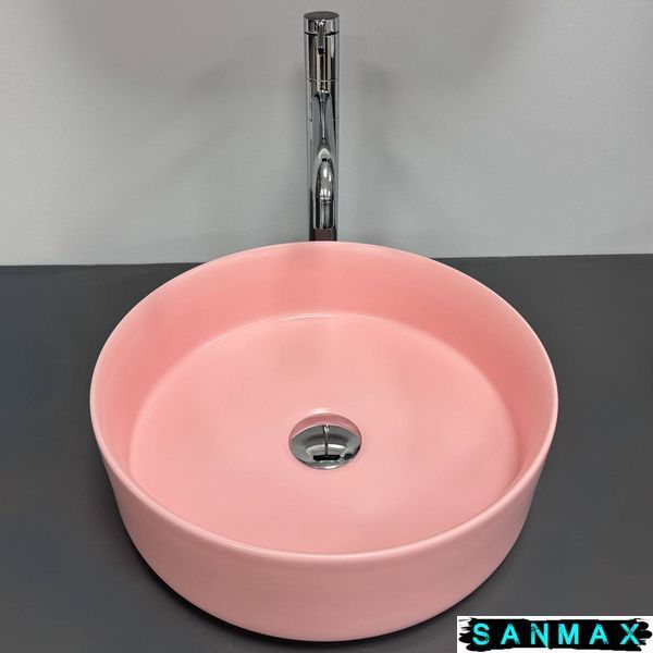 Умивальник Vbi PRATO PINK MATT накладний VBI-011417 фото