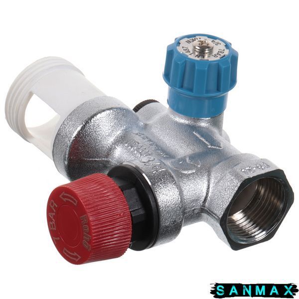 Група безпеки водонагрівача (вертикальна) Roho R2110-075 - 3/4"х 3/4" ВН (7 бар) (RO0163) RO0163 фото