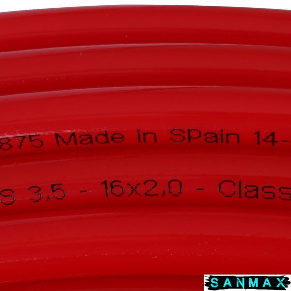 Труба для теплої підлоги з кисневим бар'єром Roho PEX-A EVOH (RED) 16x2.0 R012-1620 (200 м) (RO0030) RO0030 фото