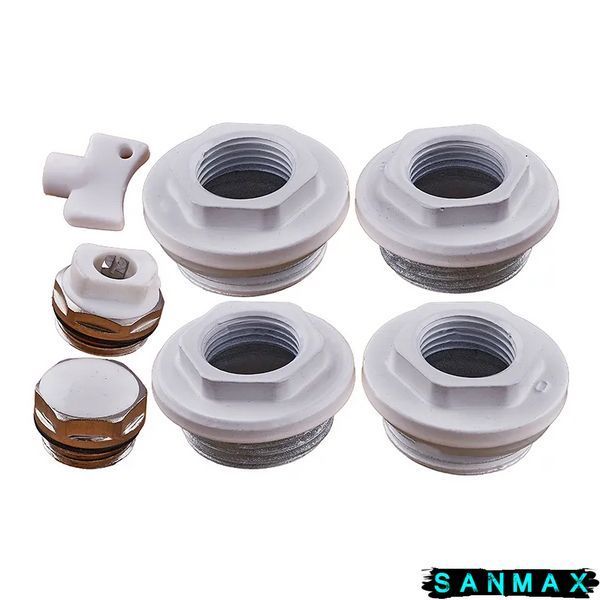 Комплект для радіатора 1/2" (без кріплень) Bitherm Set-01 (BT0552) BT0552 фото