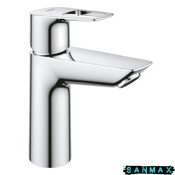 Одноважільний змішувач для умивальника M-Size Grohe BauLoop New з нажимним донним клапаном (23886001) 23886001 фото