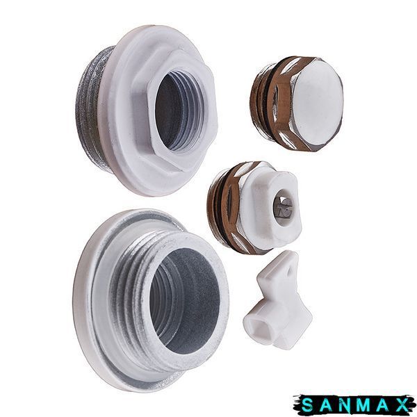 Комплект для радіатора 1/2" (без кріплень) Bitherm Set-01 (BT0552) BT0552 фото