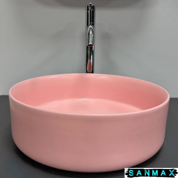 Умивальник Vbi PRATO PINK MATT накладний VBI-011417 фото